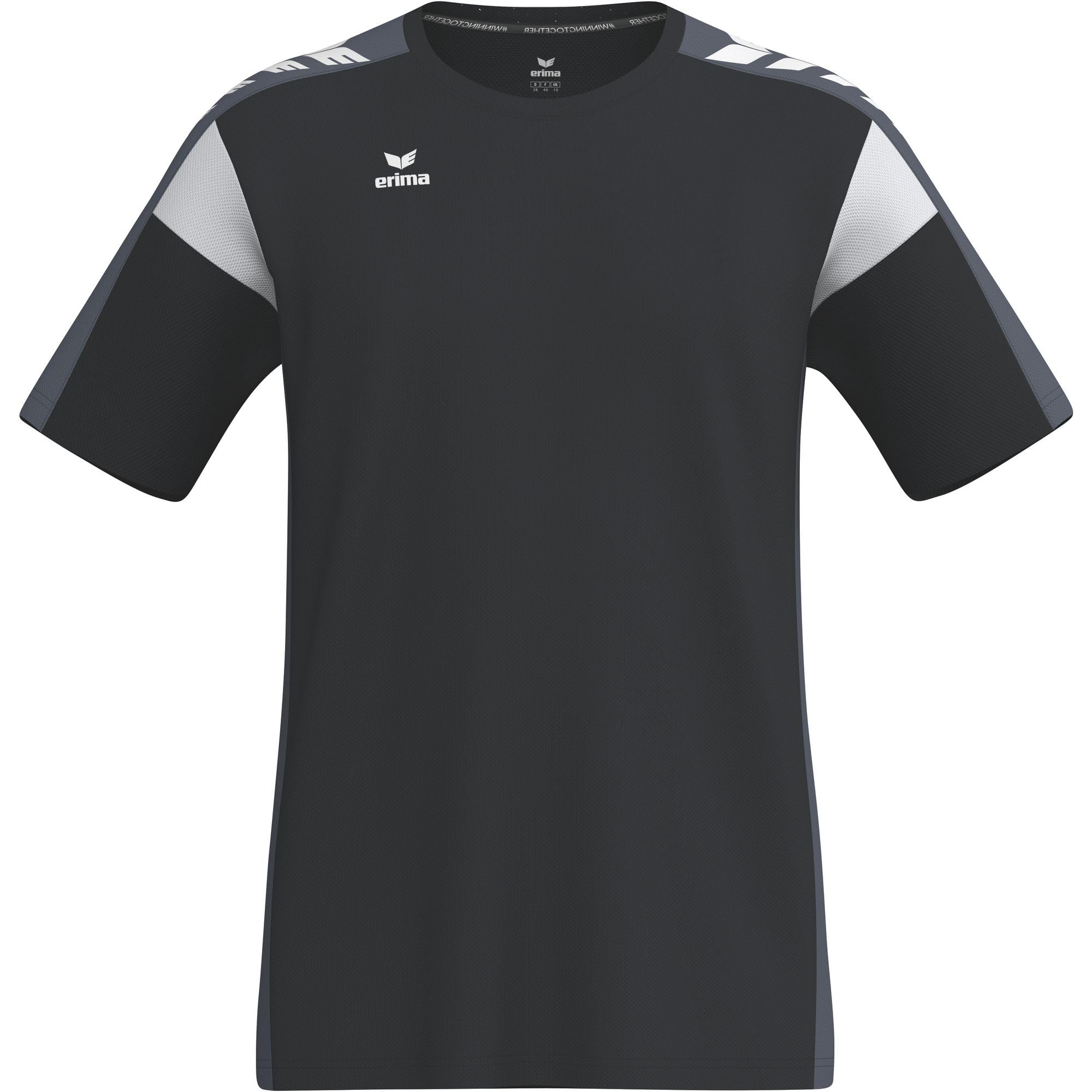 Erima Men's Celebrate 125 Functional T-Shirt (1082504), Black/Slate Grey, 3XL