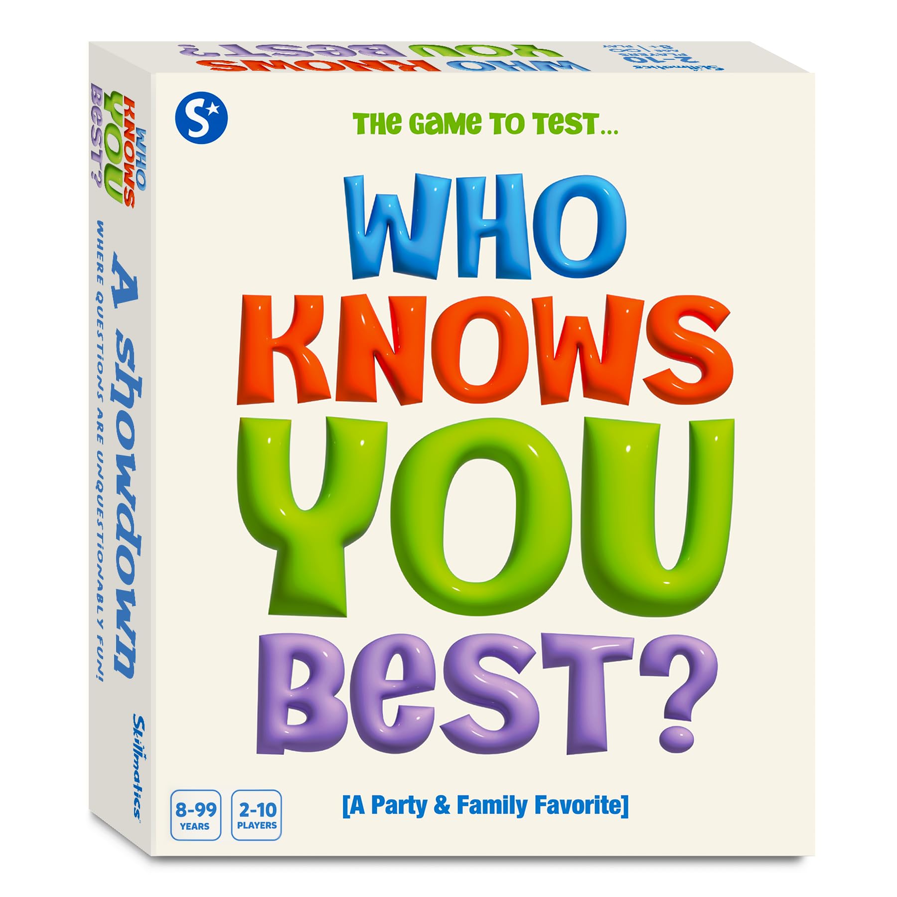 Skillmatics Card Game – Who Knows You Best? Hilarious Family Party Game for Kids, Boys, Girls, Teens & Adults, Fun for Game Nights & Parties, Gift for Ages 8, 9, 10 and Up, 2025 Edition