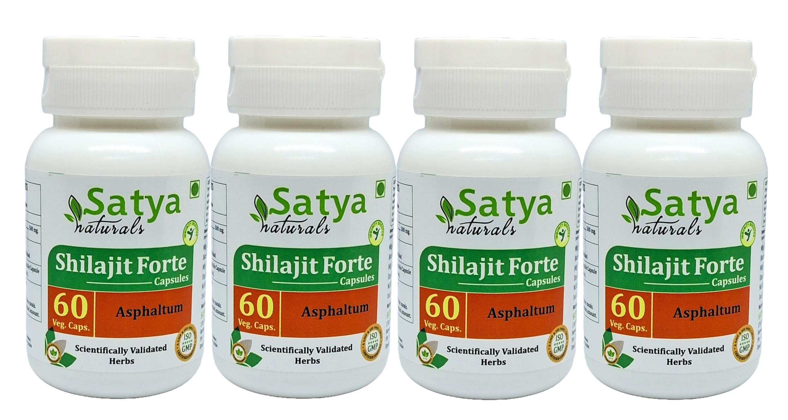 Asphaltum (Shilajit, Shilajeet) Extract Capsules | Highest Potency, 100% Herbal Product | Pack of 60 X 500 mg. Veg. Capsules (Pack of 1 Bottle) — Amazon image 6