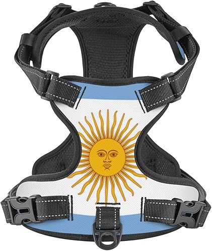 Miniatura 3 de Arnés táctico para perros pequeños, medianos y grandes, sin tirones, ajustable, para entrenamiento, de fácil control, chaleco de servicio militar,