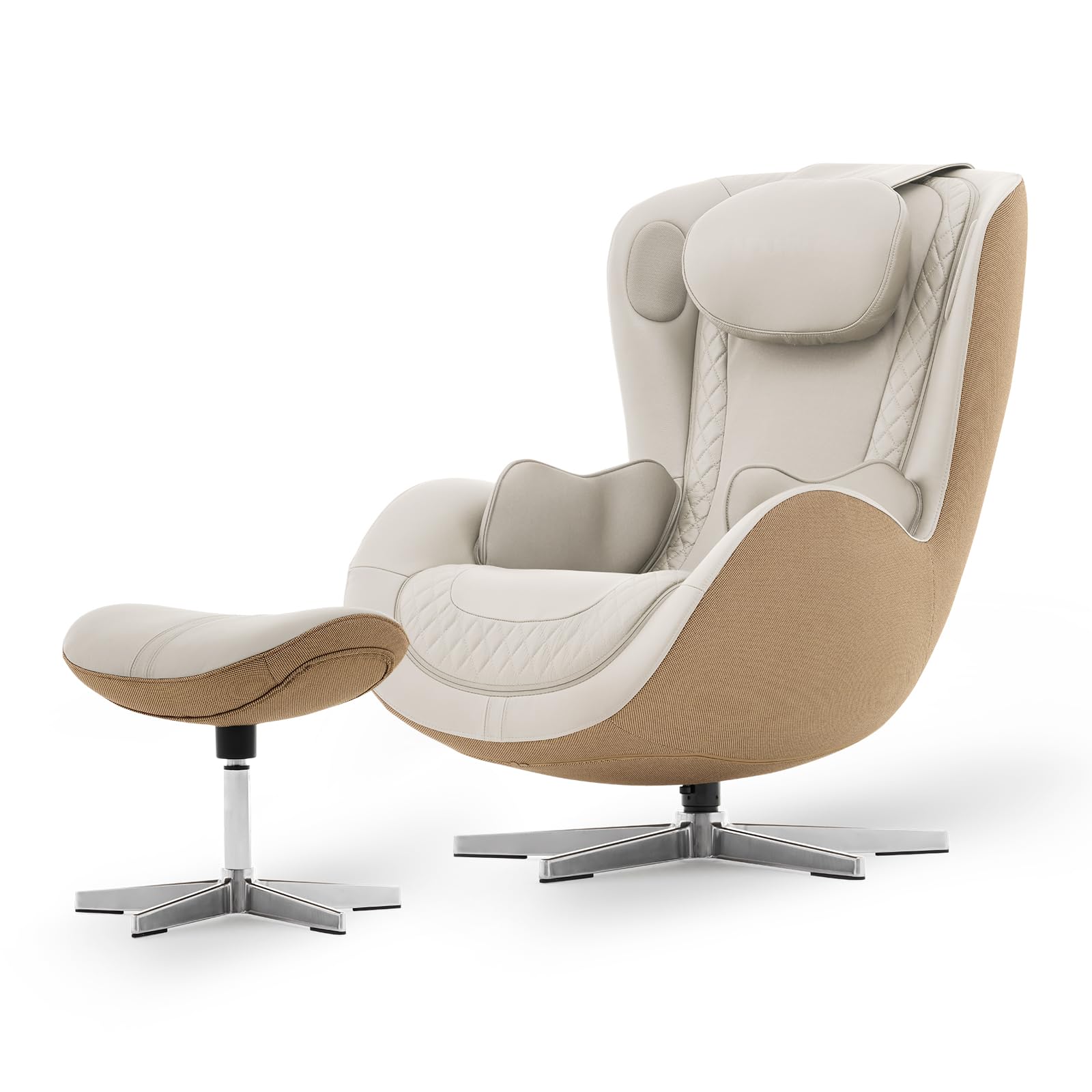 Nouhaus NOU Campo Heated Massage Chair,Full Body Massaging Zero-Gravity Leisure Recliner with Low-Noise 3D Massage and Dual Sound Systems Modern