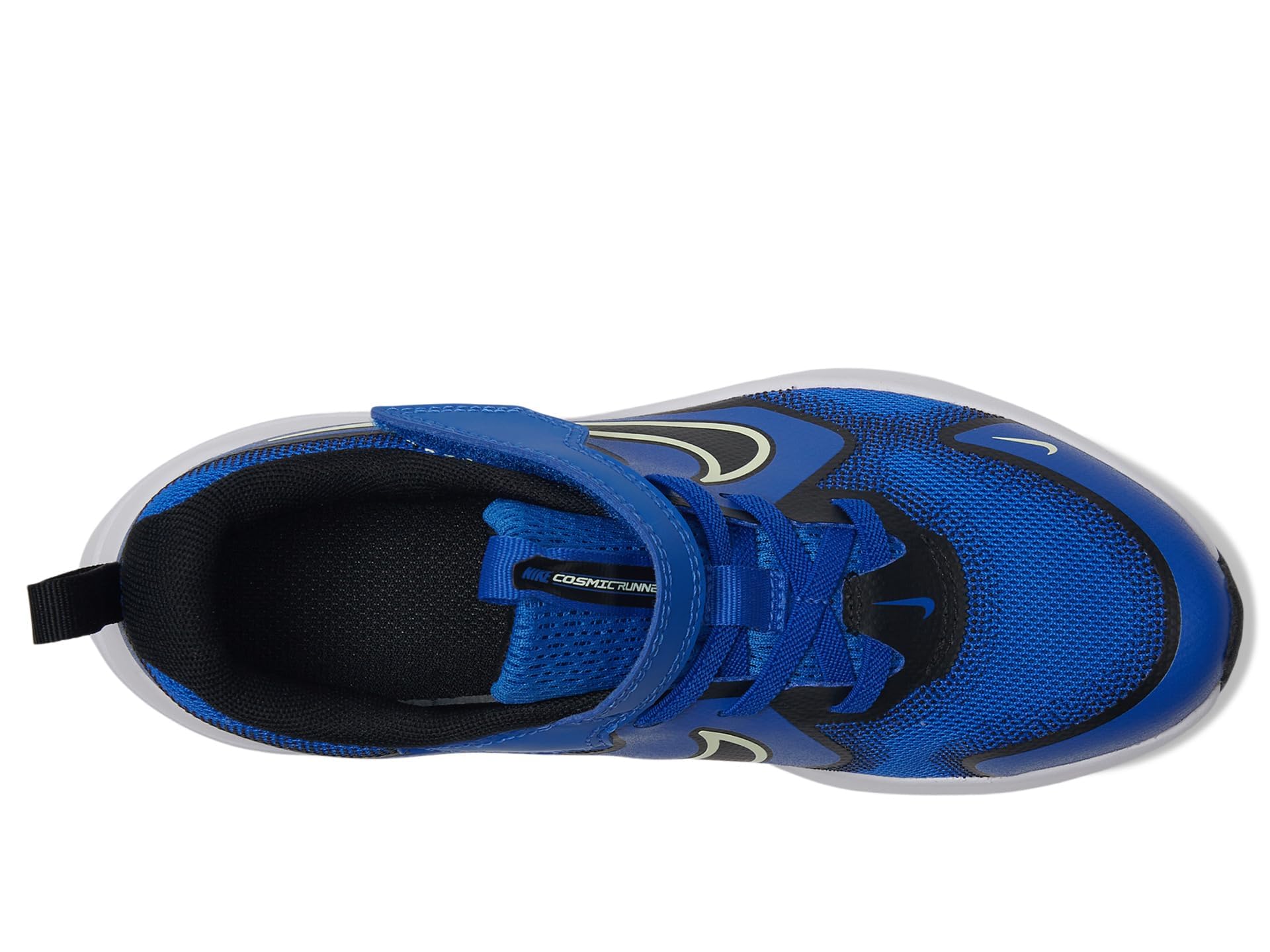 Nike Cosmic Runner (Little Kid) Sneaker, Hyper Royal/Volt Tint/Black, 3 US Unisex