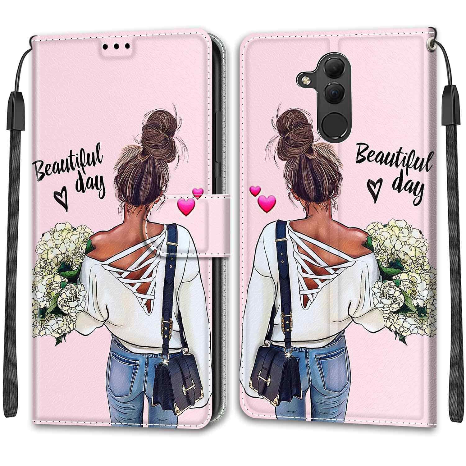 Huawei Mate 20 Lite Case/Maimang 7 Case, Flip Cover Huawei Mate 20 lite/Maimang 7, PU Leather Case for Huawei Mate 20 lite/Maimang 7