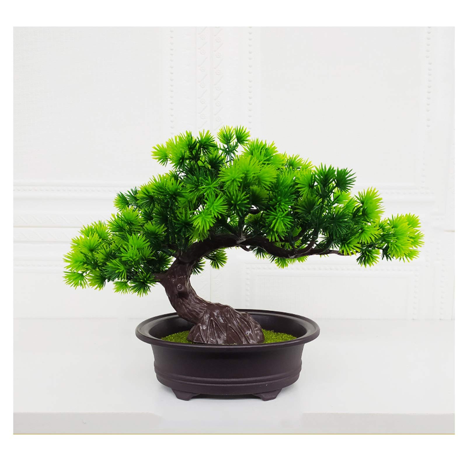 árbol falso Simulación Bonsai Pequeños Adornos Pequeños árboles Potted Plantas Verdes Bienvenido Pine Pine Plastic Flores Artificiales Decoración Interior Decoración Artesanía Regalos Plantas Artifici