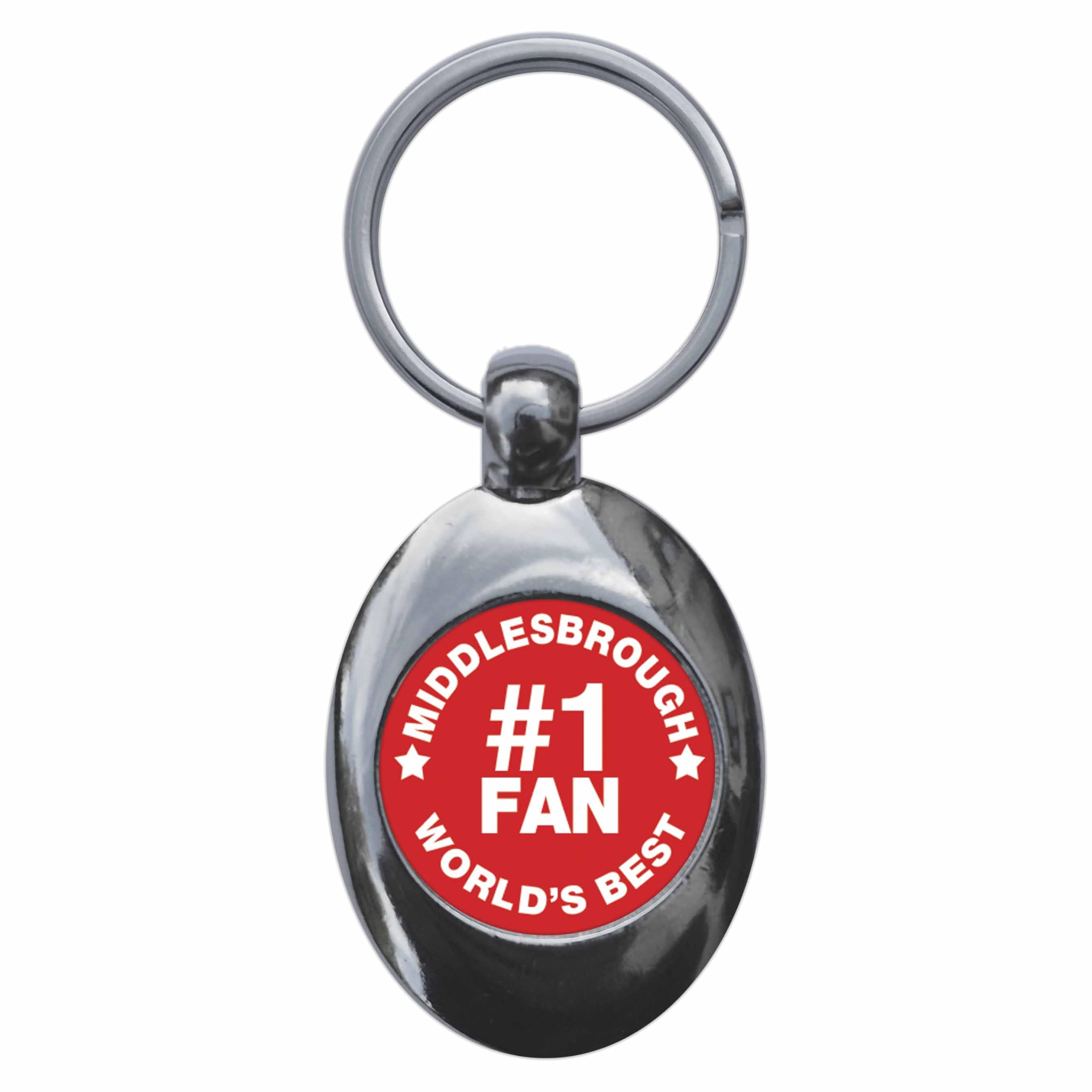 Ozorath Middlesbrough #1 Fan Keyring with Trolley Coin