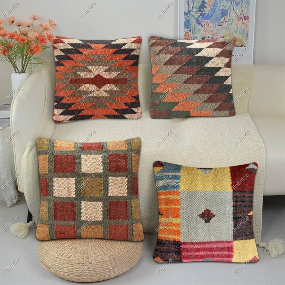 Housses de coussin confortables de 45 cm pour rafraîchir un canapé usé