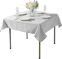 Vista 522 de Rectangle Tablecloth 90x132 inch Washable Polyester Fabric Table Cloth for Wedding Party Dining Banquet Decoration（90x132, Turquoise）