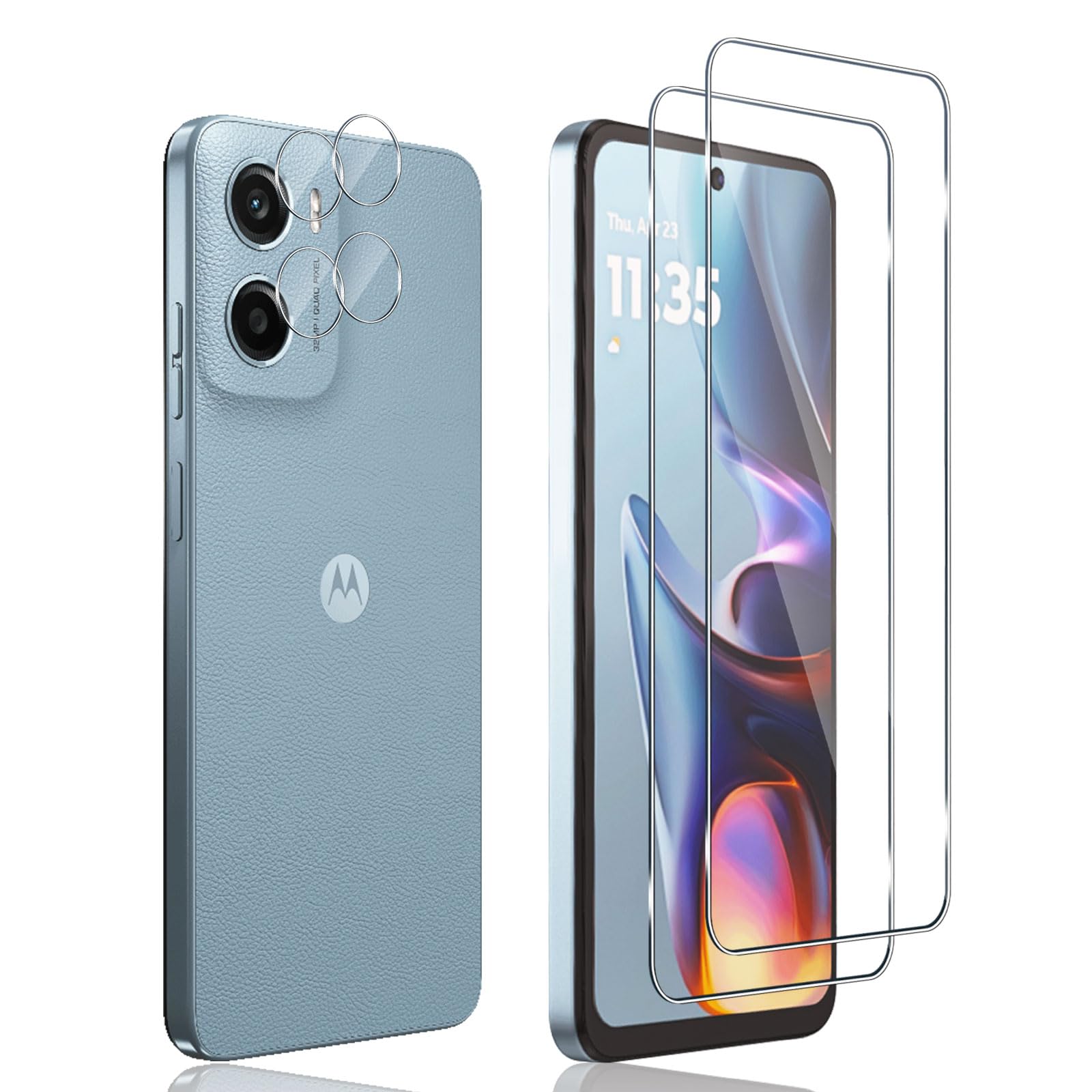 AOKUMA [2 Pezzi Pellicola Vetro Temperato Per Motorola Moto G15 - Foto 10