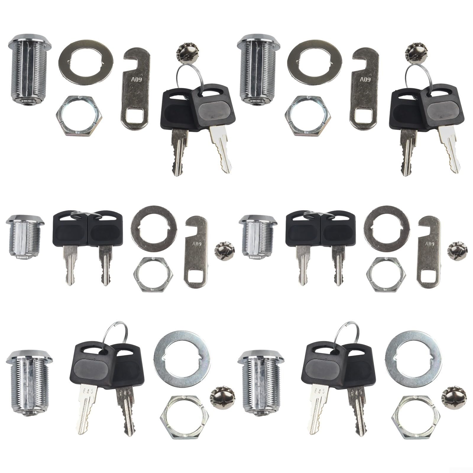 SERRATURA SERRATURA ARMADIO Antifurto Strumento Cassetto Testa Tubolare - Foto 3