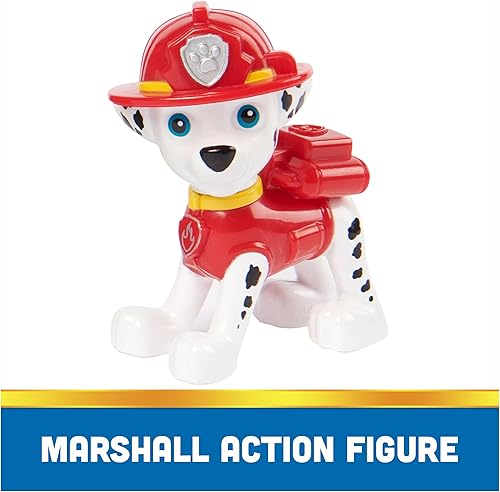 Miniatura 6 de Paw Patrol, Camión de bomberos de Marshall, camión de juguete con figura de acción coleccionable, juguetes para niños y niñas de 3 años en adelante