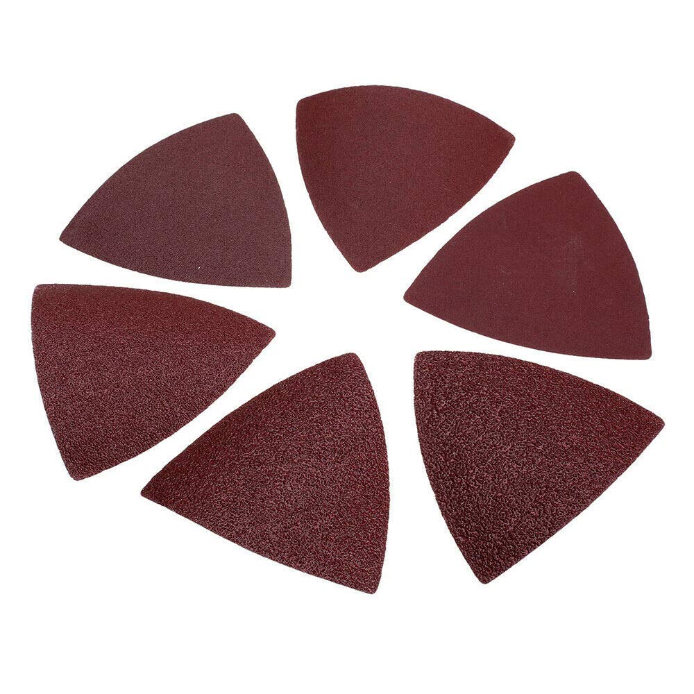 120PCS Papier De Verre Ponçage Polissage Disque Pad, WOVTE Papier Abrasif à Grains Mixtes 40/60/80/100/150/180/240/320/400/600 - Bricolage