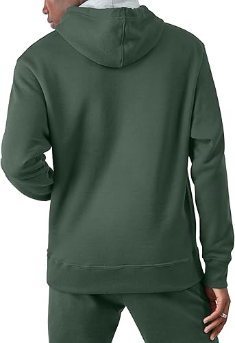 Miniatura 91 de Champion - Sudadera con capucha para hombre, cómoda, de vellón Powerblend (tallas regulares o tallas grandes o altas). Negro - C Logo