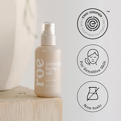 Miniatura 3 de Roe Wellness Aceite para el cabello, el cuero cabelludo y el cuerpo sin perfume Masajear, calmar e hidrata la piel irritada Hidratante natural no