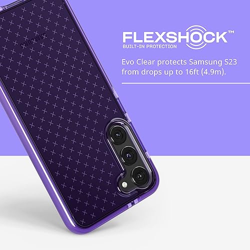 Miniatura 3 de tech21 Evo Check - Funda para Samsung Galaxy S23 Plus, protección contra caídas de 16 pies, a prueba de golpes, resistente a los golpes y a los