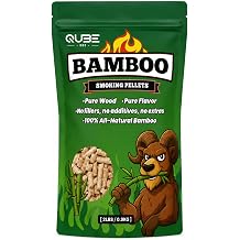 UBE BBQ Bamboo Smoking Pellets | Clean, Mild Smoke from Sustainable Asian Bamboo | Works in All Smokers & Grills | 2 lb Bag