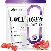 Collagen Peptides Gummies for Women - 5000mg Hydrolyzed Marine Collagen, Sugar Free with Type I,II,III & Biotin, 90 Count