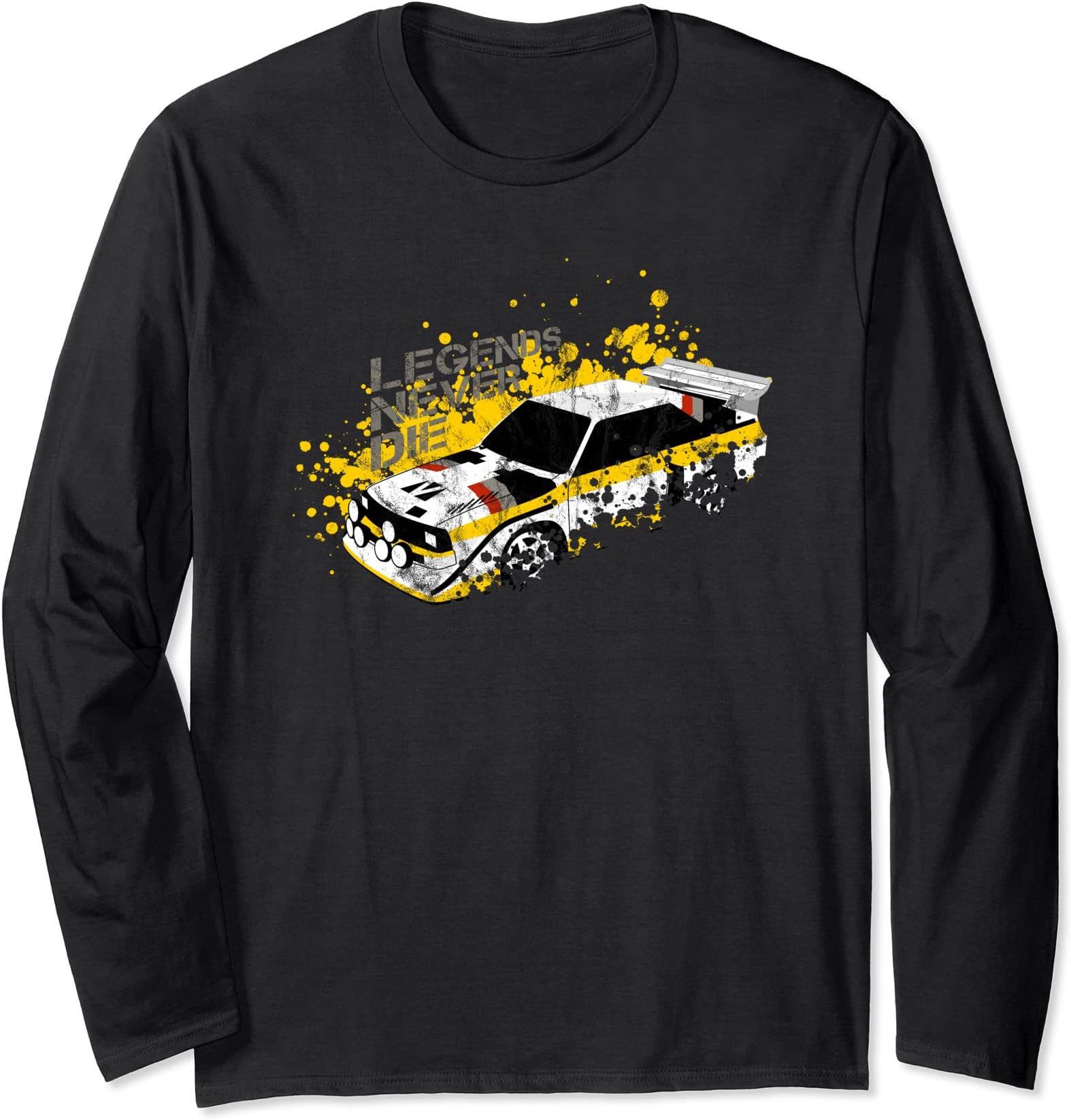 Vintage Car racing and motorsportVintage German Group B Rally Car Racing Motorsport Livery Long Sleeve T-Shirt