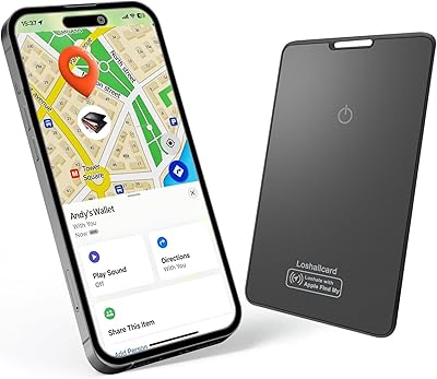 Scheda di tracciamento del 1.7mm Portafoglio Sottile,compatibile con Apple Find 