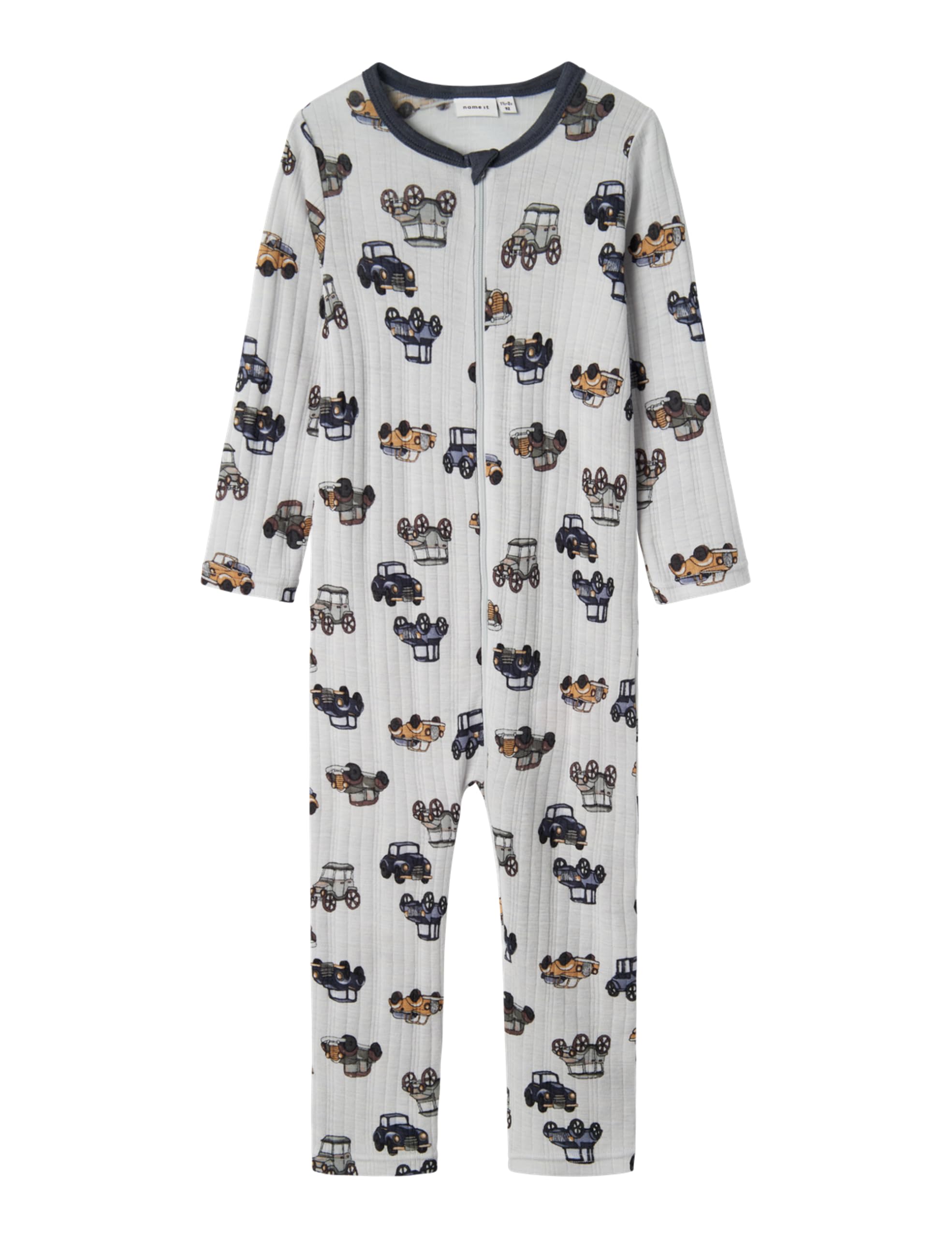 NAME IT kombinezon do spania Chłopcy Nmmwang Wool Needle Nightsuit Noos