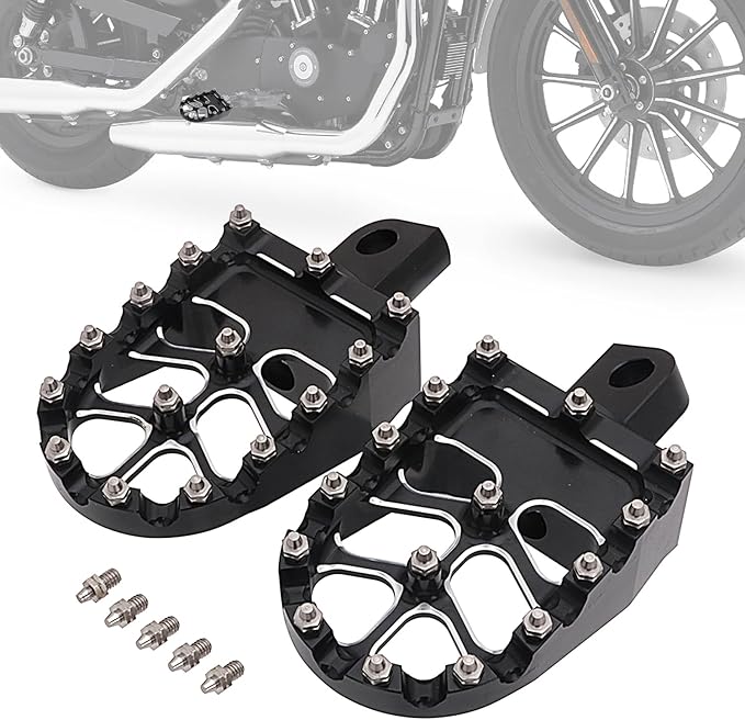 Wide Footrests Foot Pegs Pedal For Yamaha YZ65 85 125 250 125X - Foto 3