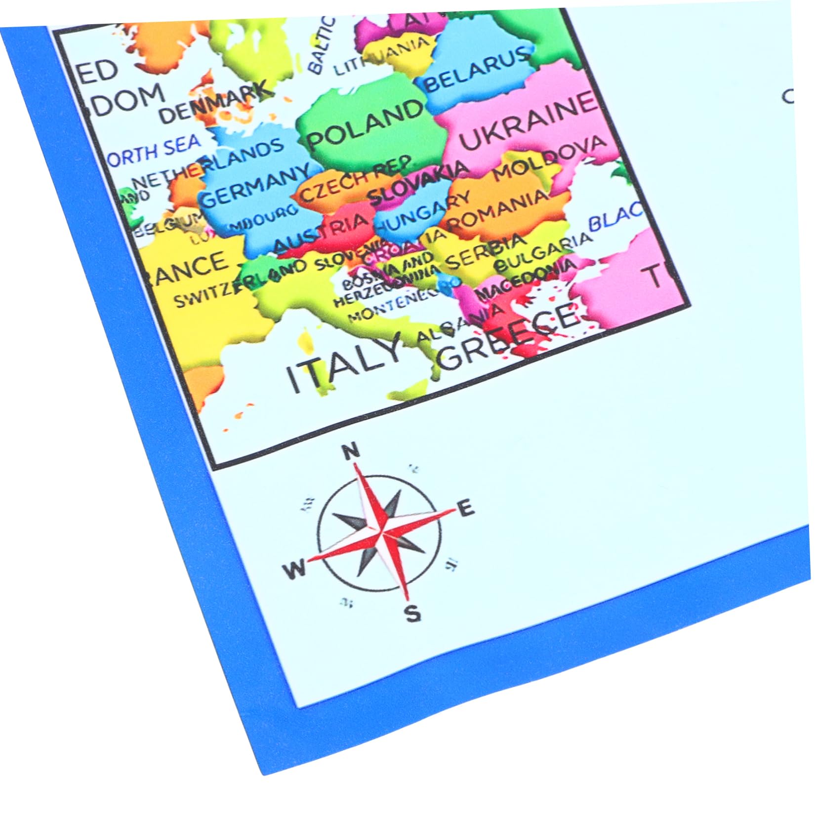 OFFSCH 2 Sztuki Plakatów Edukacyjnych Świata dla Chłopiec Dziewczynka Odporne Zużycie dla Przedszkola i Domu Plakat Poznawczy Do Nauki Geografii