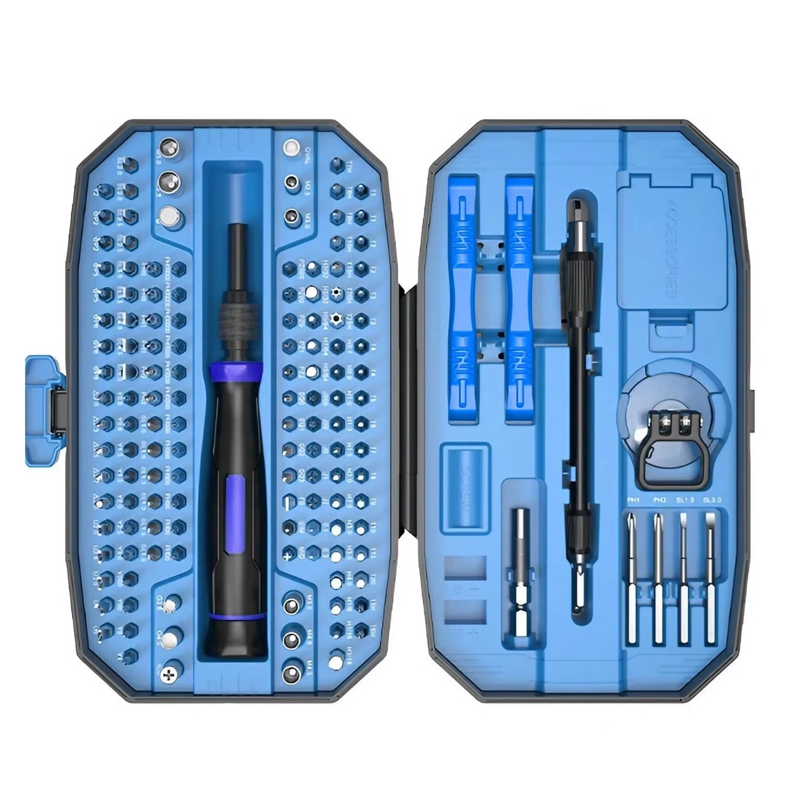 Generico Juego de Destornilladores, Kit Herramientas for computadora portátil, reparación computadoras 152/25 en 1 T5 T6 Torx