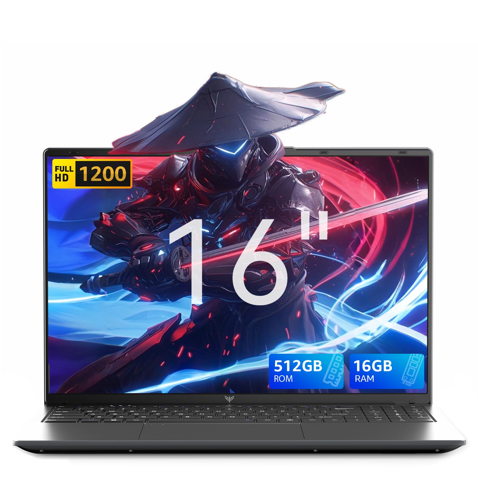 KAIGERR Light Gaming Laptop with AMD Ryzen R2544 Processor