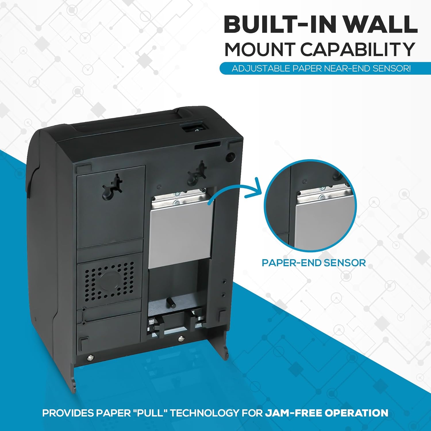 SNBC BTP-M300A Receipt Printer, Kitchen Printer with Auto Cutter and Internal Power Supply | Windows Driver and iOS/Android/Linux SDK | Fade-Resistant Dot Matrix Printer (USB, Serial, Ethernet)