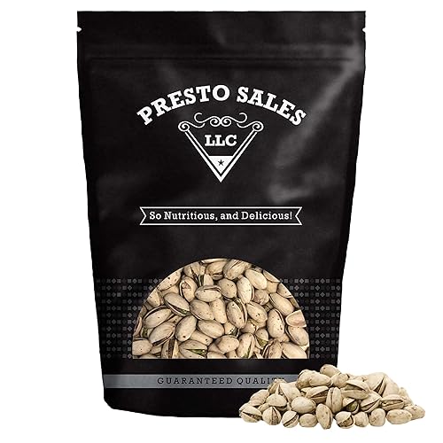 Presto Sales In Shell Pistachios - Sal y pimienta de 16 onzas, pistachos tostados y saborizados de primera calidad, saludables, naturales, veganos,