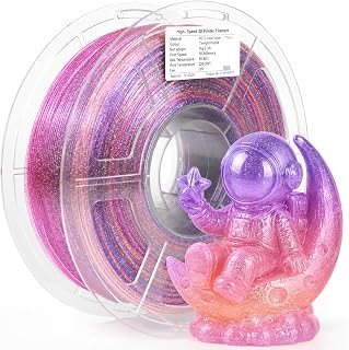 PLA 3D 프린터 필라멘트, 글로우 핑크 인 더 다크 필라멘트 1.75mm, 오래 지속되는 광선, 빛나는 밝은 3D 프린팅 필라멘트, 1kg 스풀(G 핑크)