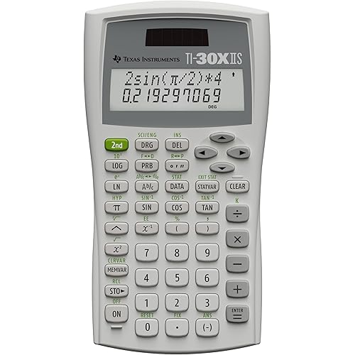 Texas Instruments TI-30XIIS Scientific Calculator, White