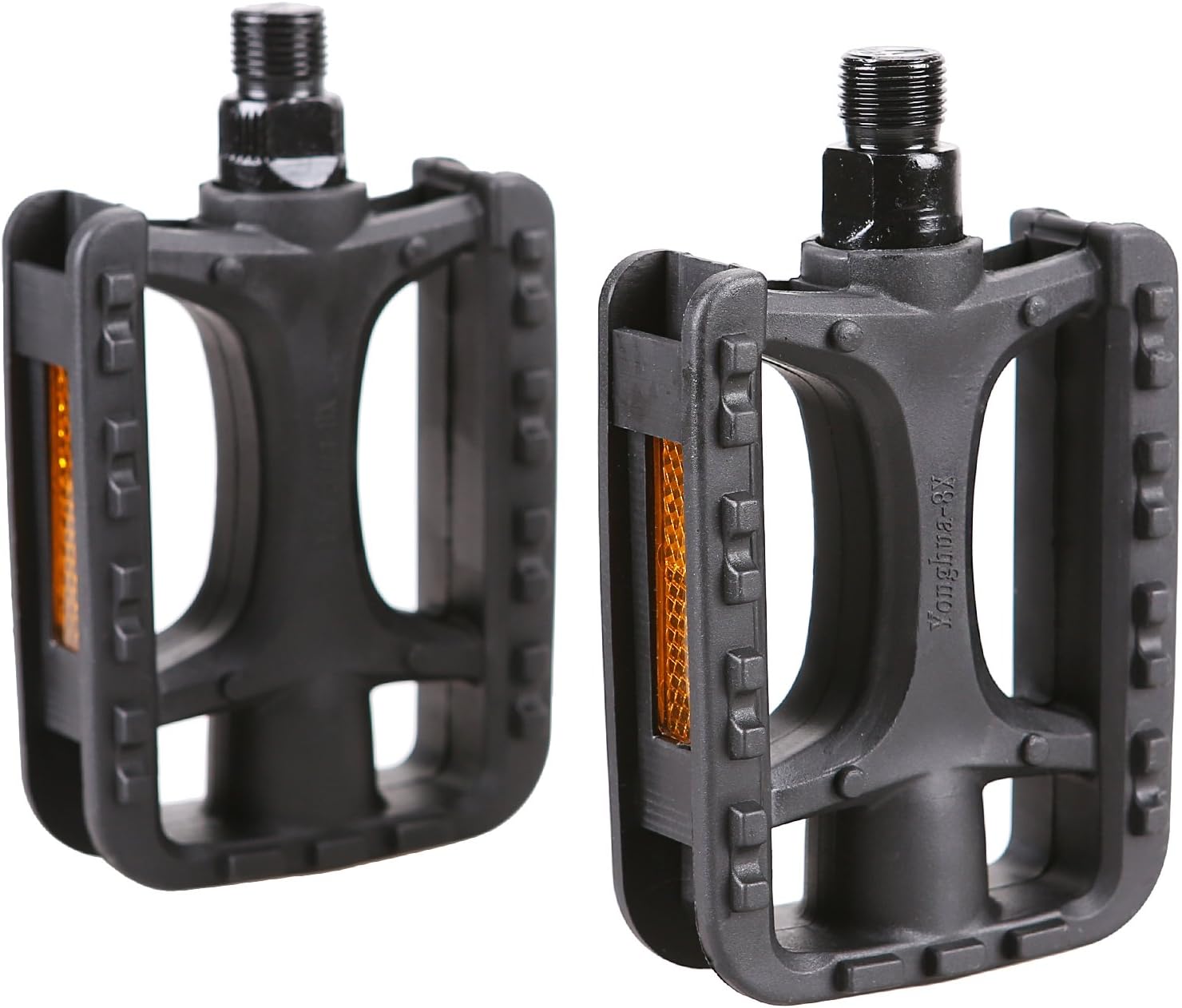 EPICORD Bike Universal Pedals Black, 1/2 x 9/16-Inch