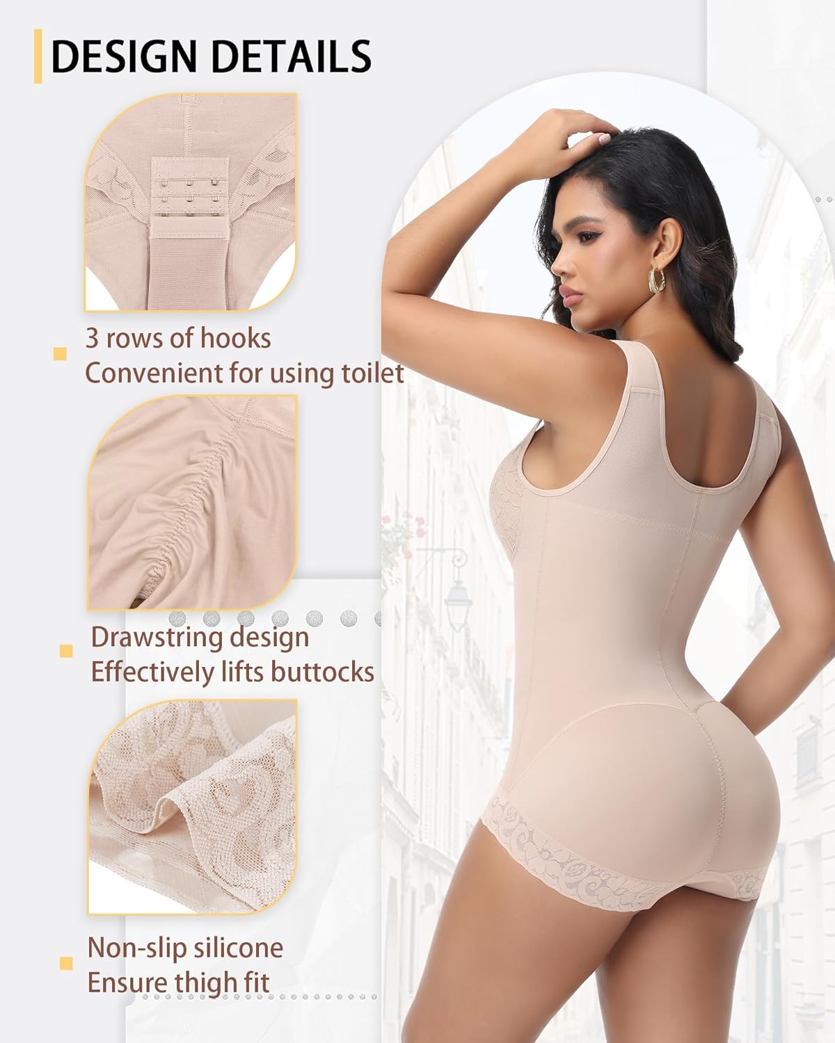 SHAPSHE Fajas Colombianas Moldeadoras Body Shaper High Compression Garment for Women Tummy Control Shapewear - Image 5