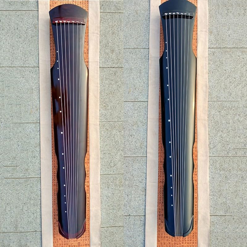 JITEM Traditionelles chinesisches 7-Saiter-Instrument, alte Paulownia-Guqin, Saiteninstrument für Anfänger(Color:A)