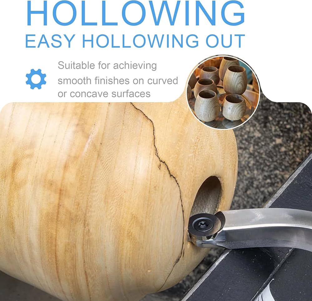 Amazon | CDBP 白鳥 首 中空 木工工具 超硬 先端 旋盤 彫刻刀