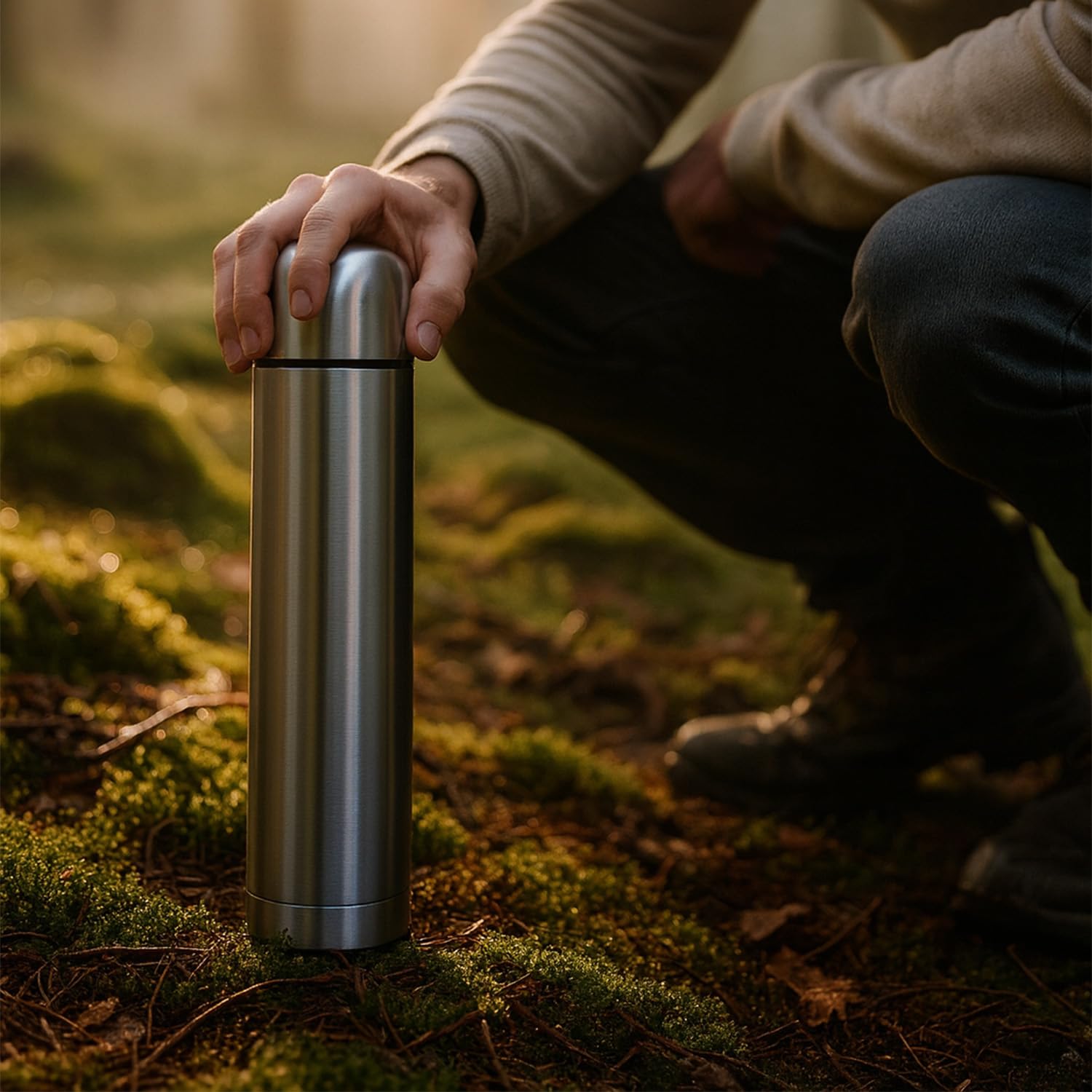 Gräwe® – Thermos ermetico con dosatore 1 Liter Inhalt (Confezione da 2)
