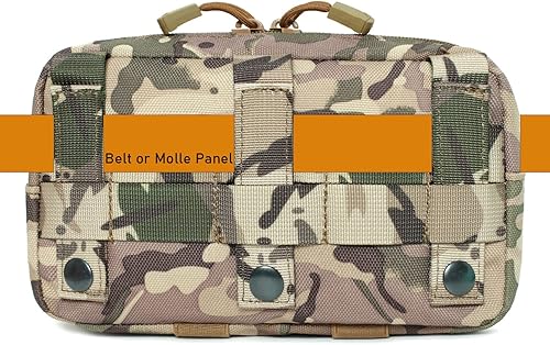 Miniatura 2 de Tactical Molle - Bolsa horizontal para administración, multiusos, corte láser, bolsa de herramientas EDC