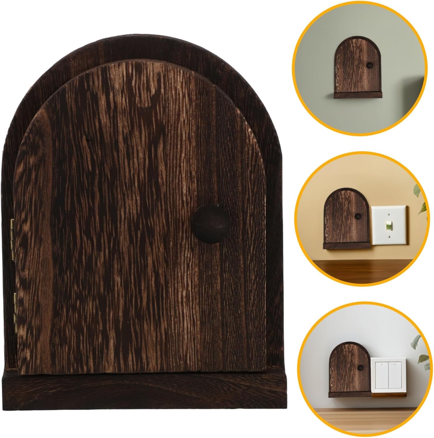 Rustic Decorative Light Switch Cover Boy Girl Proofing Outlet Plate Easy Installation Electric Shock Protection Suitable for Home Decor and Safety