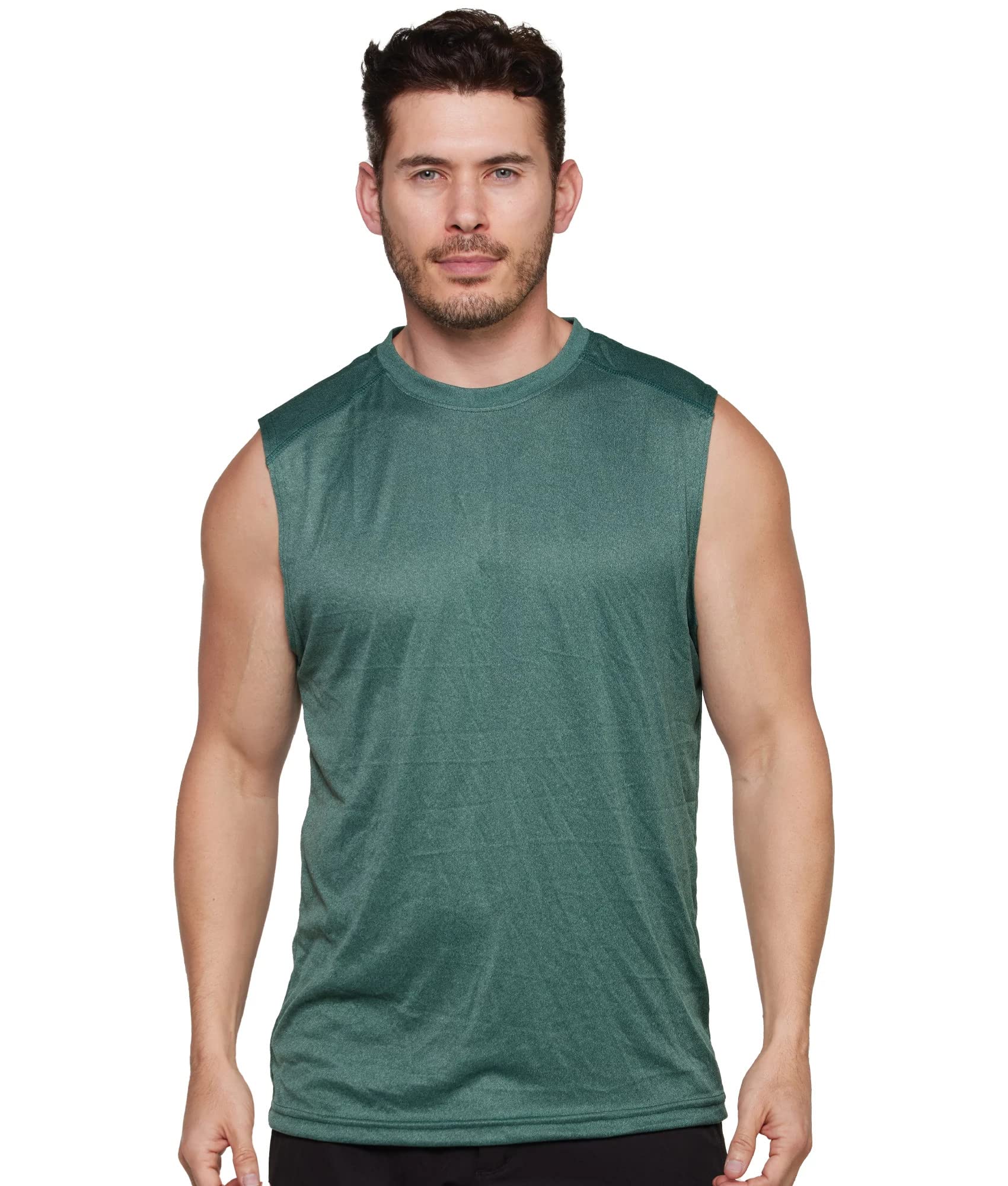 Colosseum Active Men's Moisture Wicking Performance Four Way Stretch Sleeveless Tee