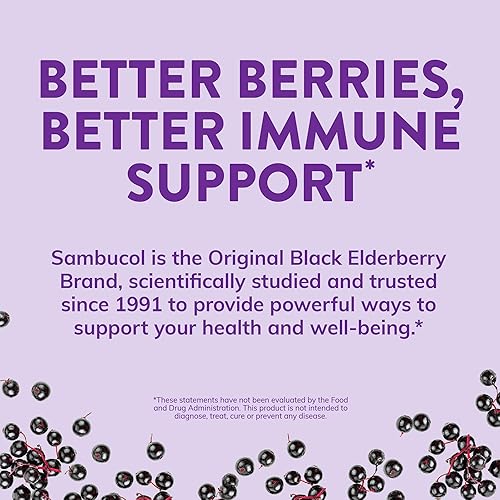 Miniatura 7 de Sambucol Comprimidos efervescentes de saúco negro con vitamina C y zinc, suplemento de apoyo inmunológico, saúco negro con zinc y vitamina C,