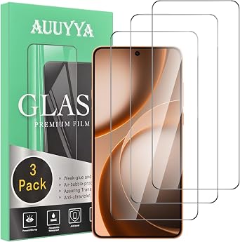 3-Pack for OPPO Find X9 Ultra 5G Screen Protector Tempered Glass, 9H Hardness Anti-Fingerprint Bubble-Free Anti Scratch, Drop Protection Film for OPPO Find X9 Ultra, Easy Installation