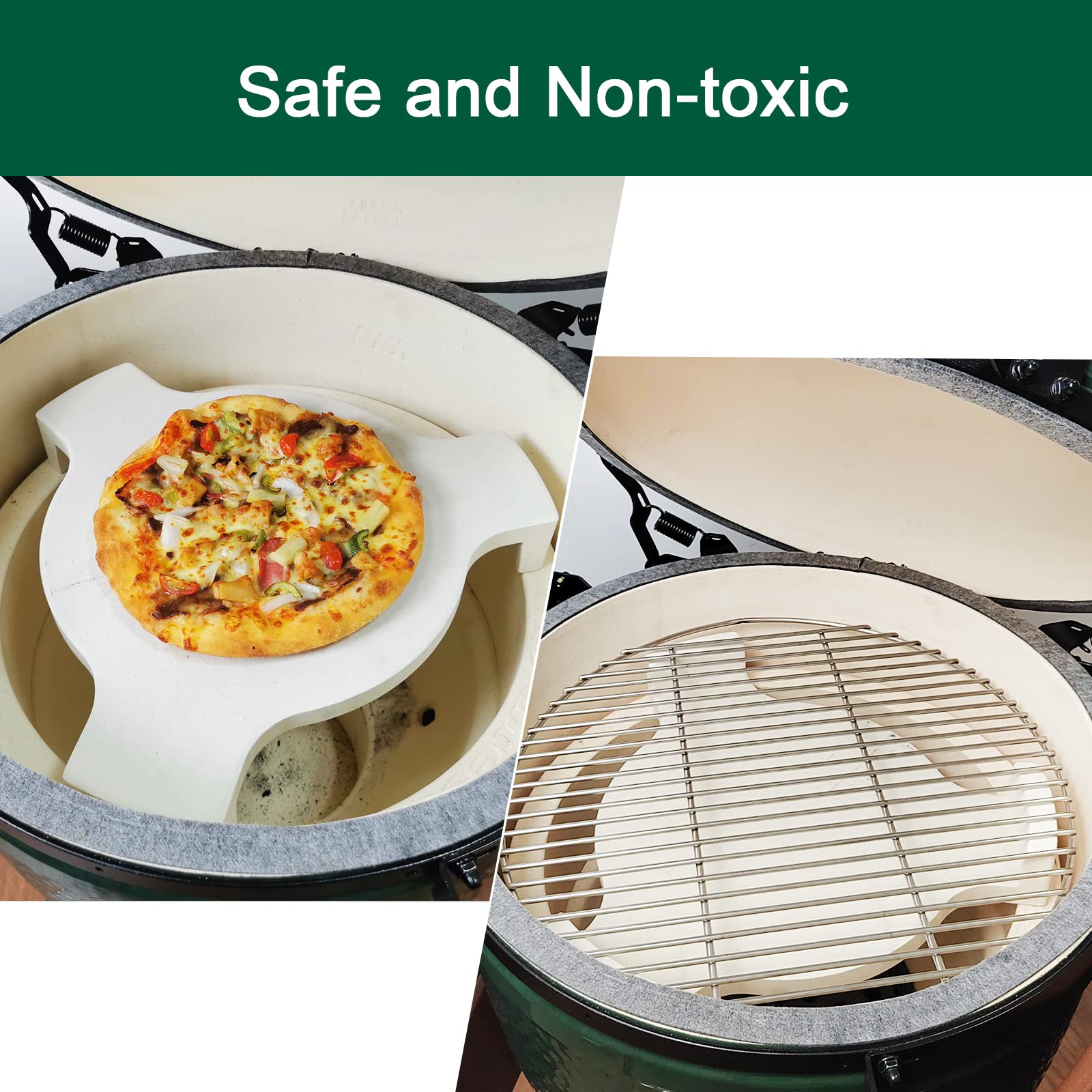 Ceramic Grill BBQ Future Heat Deflector Conveggtor For Big Green