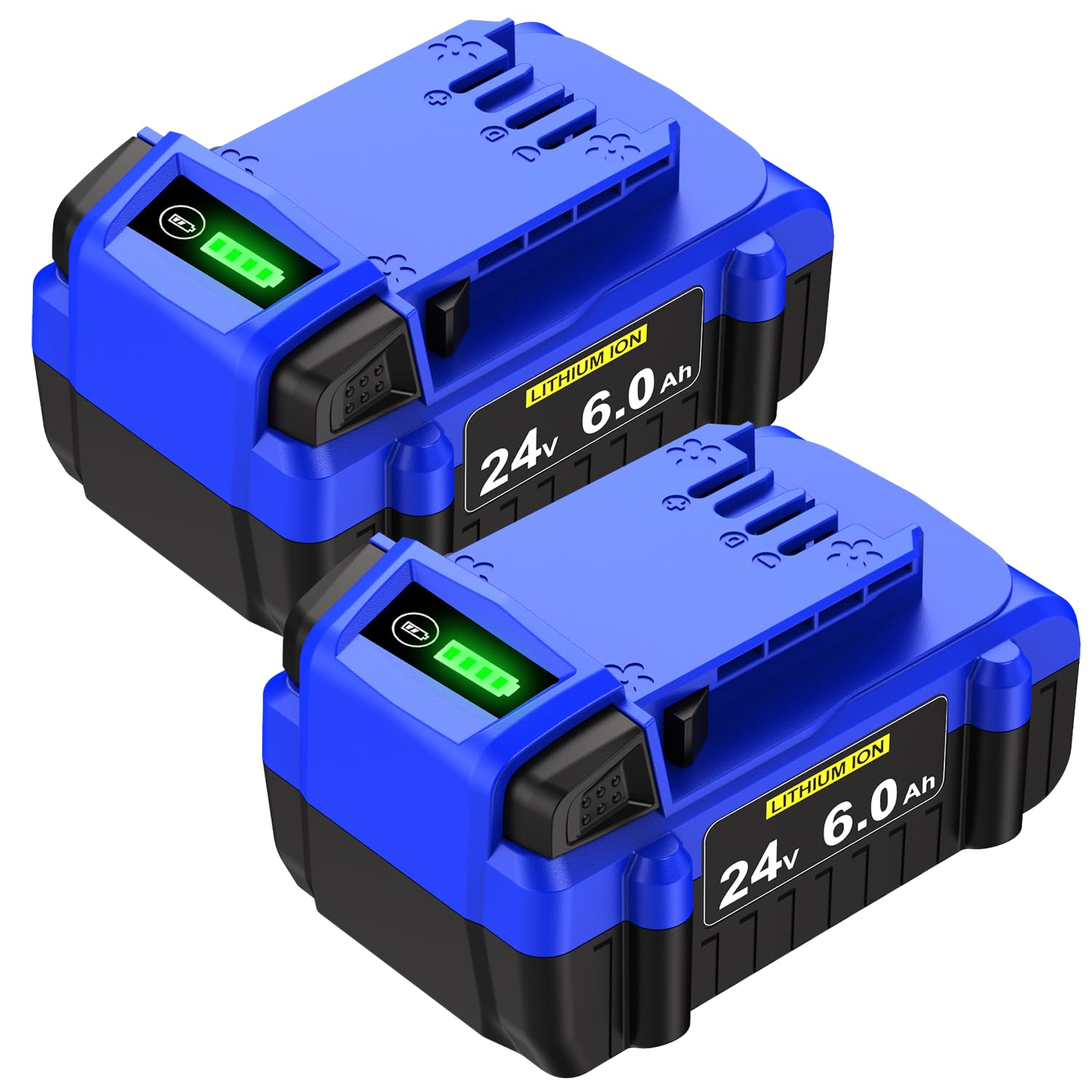 EOTTK 2-Pack 6.0Ah Replacement for Kobalt 24V Battery KB624-03 KB524-03 KB424-03