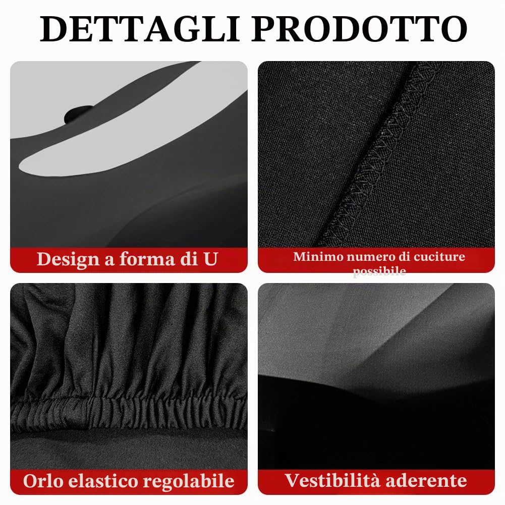 WinPower Interno Copertura integrale per auto 3.90-4.17M Auto sportiva Traspirante Allungabile Elasticità Protezione Antipolvere Antigraffio per il garageSalone dell'auto, 1 Pezzo