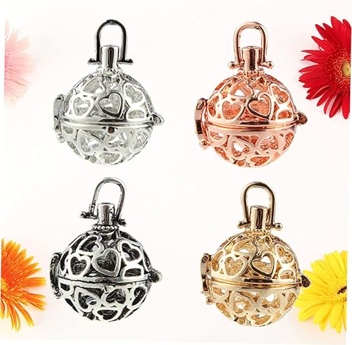 Miniatura 6 de Garneck 8 piezas collar de abalorios collar de perlas collar de cuentas collar de perlas jaula medallón aceites esenciales haciendo encanto