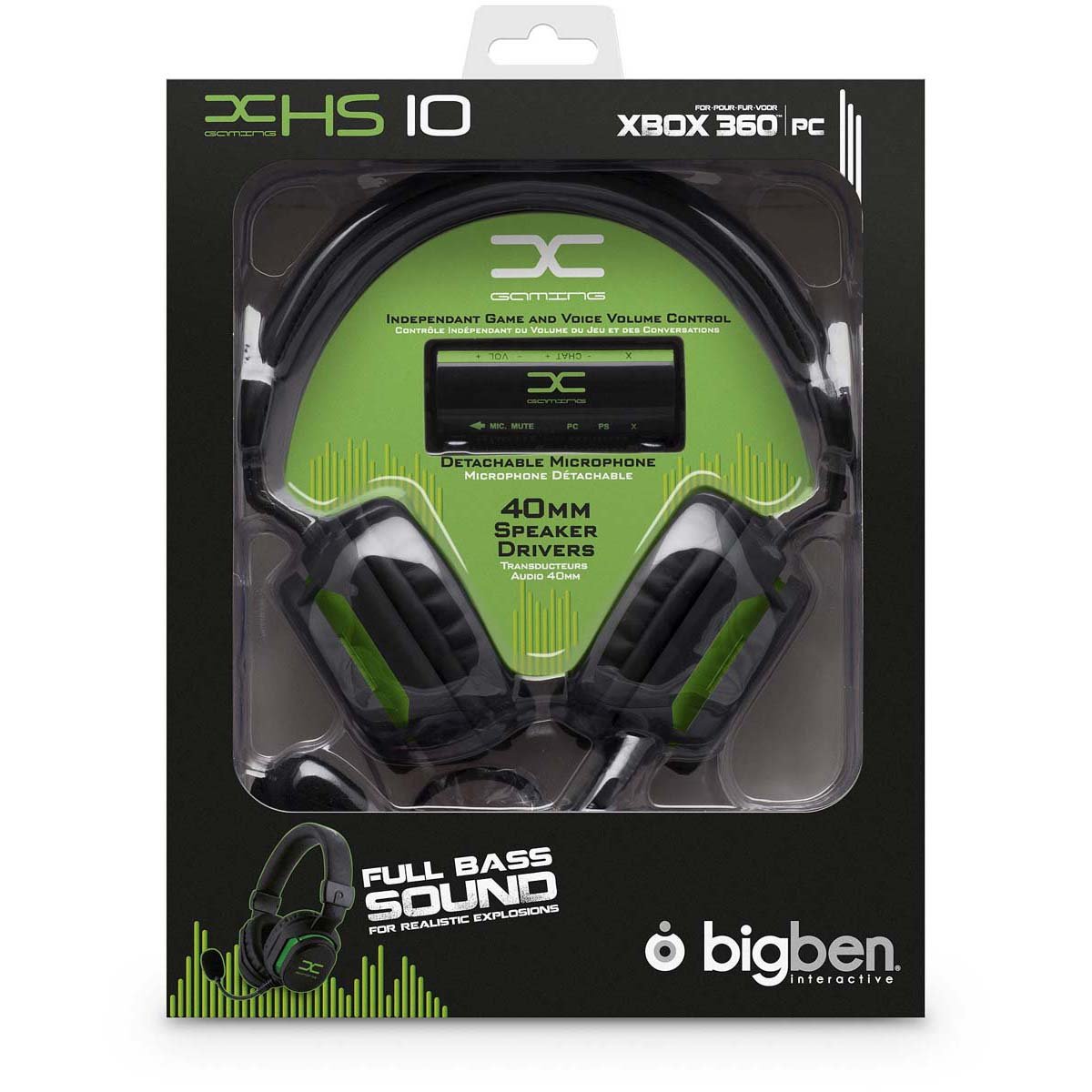 Micro-casque filaire pour Xbox 360/PC - XHS 10