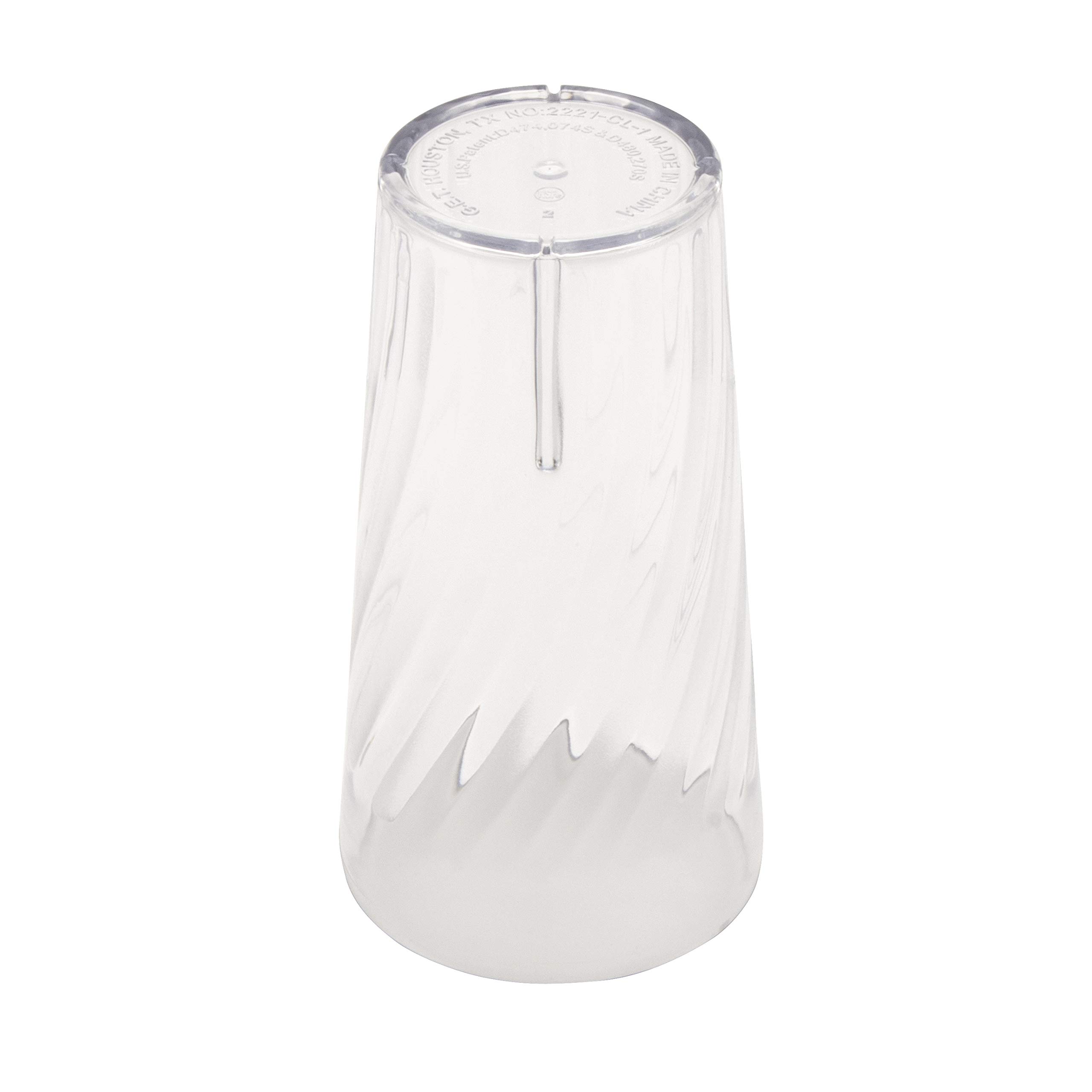 G.E.T. Enterprises 2221-1-CL 20 oz. Tumbler, Clear (Pack of 12)