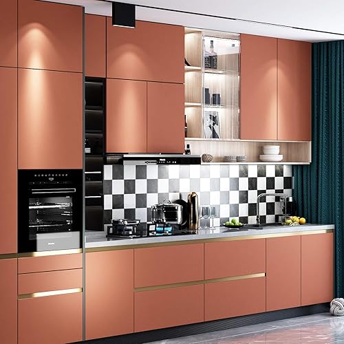 Vista 42 de FunStick Papel tapiz morado pastel para dormitorio, papel adhesivo morado claro para armarios, papel tapiz de despegar y pegar, papel tapiz