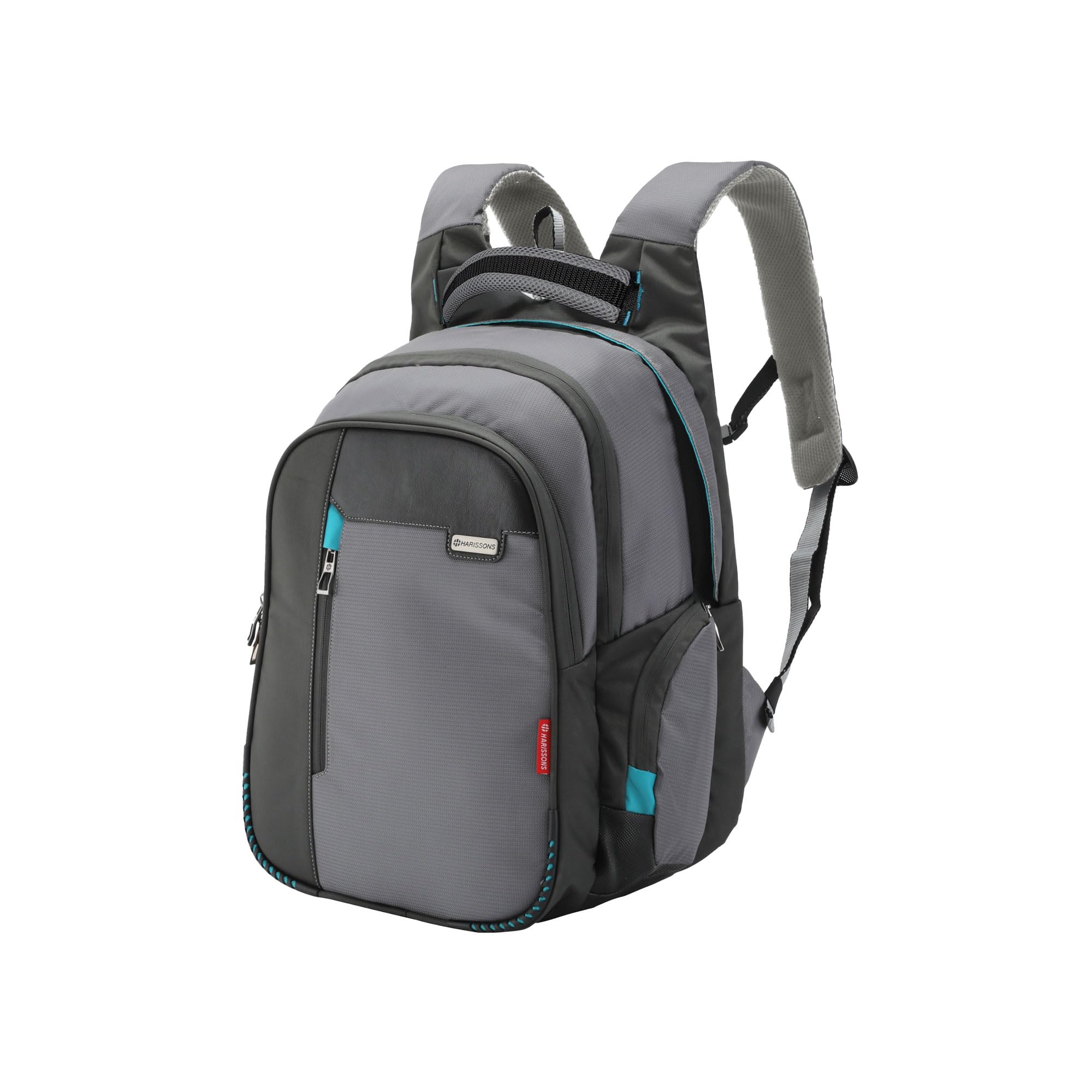 HARISSONS Sirius Travel Laptop Backpack | 45L | Fits 15.6” Laptop | Heavy-Duty Build | USB & Audio Port, Multi-Level Organizer, Trolley Sleeve | Work, Travel & College