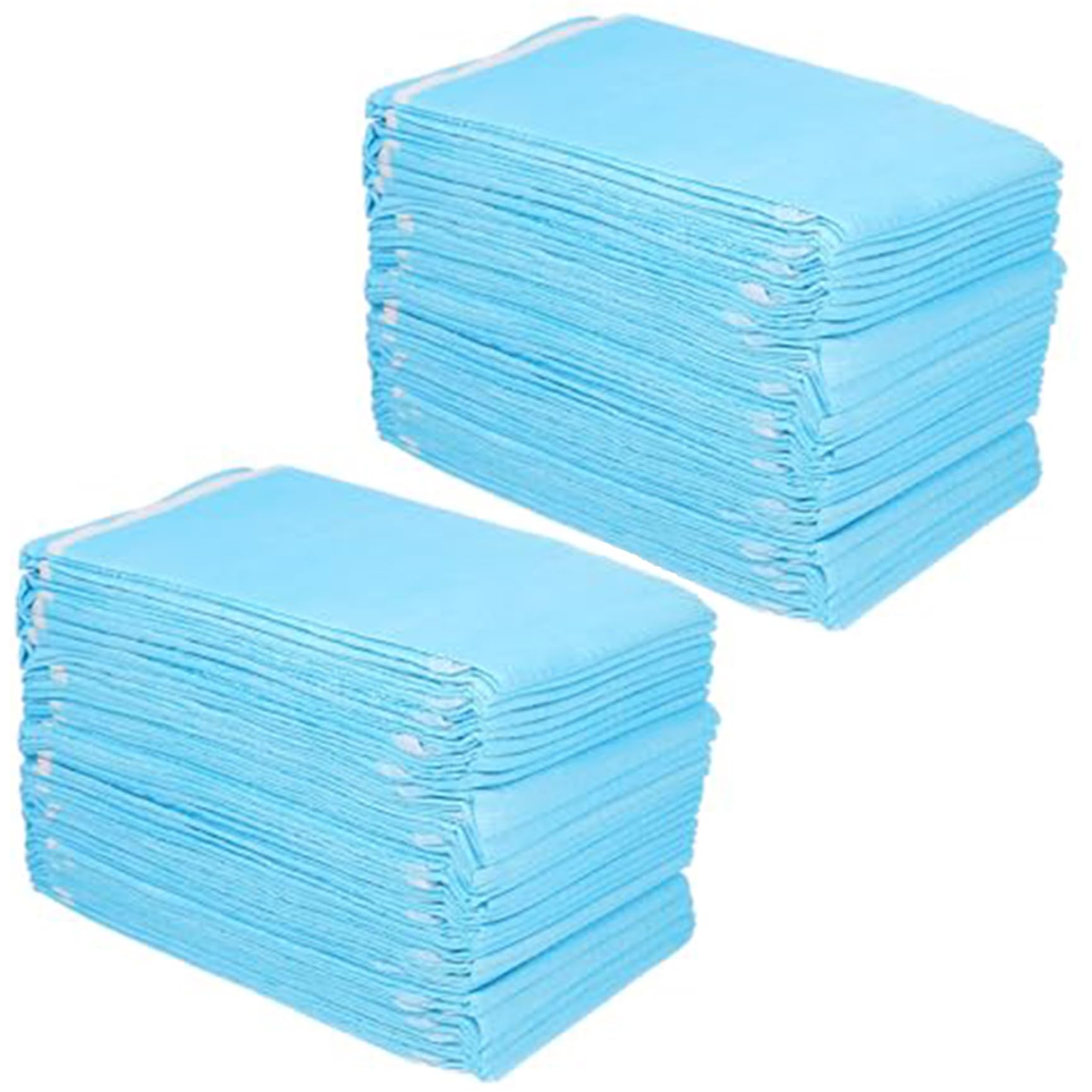 Bibs jetables pour les enfants adultes, 60pcs 17x14 pouces étanche PE PLAD BIBS avec cravate, tablier jetable Bibs adultes pour manger des bavoirs jetables pour les adultes